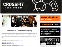 Tablet Screenshot of crossfithelsingborg.com